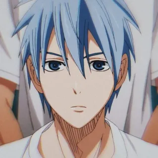 🎲 Kuroko Tetsuya Kuroko's Basketball anime, basketball, sports, manga, kuroko no basuke, kuroko tetsuya telegram sticker