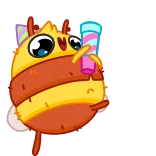 🎉 вечеринка, праздник, животное, милый, мультфильм, весело telegram sticker