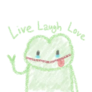 😢 rã, desenho animado, animal, desenho, fofo, verde telegram sticker