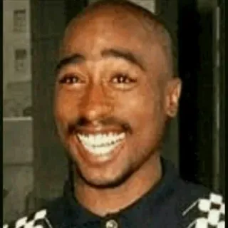😁 Tupac Shakur Rappeur, Musique, Artiste, Célébrité, Portrait whatsapp sticker