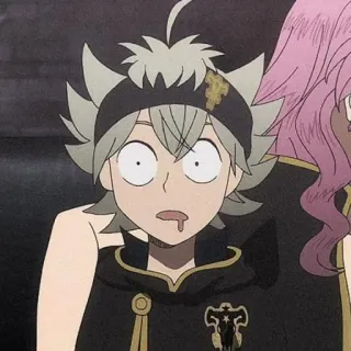 👑 Asta Black Clover Anime, Manga, Black Clover, Asta telegram sticker