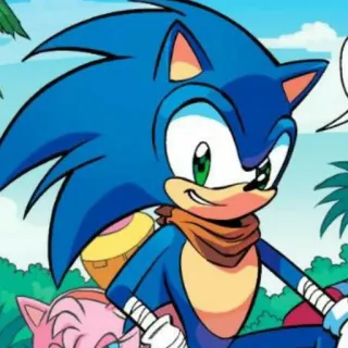 🙂 Sonic sonic the hedgehog, sega, мультфильм, видеоигра telegram sticker