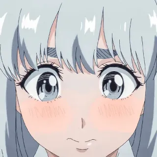 🤨 anime, cartoon, girl, cute, manga telegram sticker