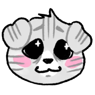 🥺 kucing, stiker, hewan, kartun, imut, sedih telegram sticker
