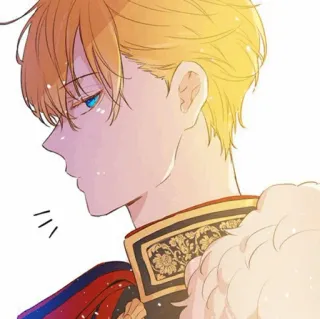 🌻 Anime, Manga, Nhân vật, Chân dung, Tóc vàng, Mắt xanh telegram sticker