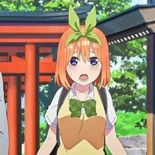 🧩 Yotsuba Nakano The Quintessential Quintuplets Anime, Dessin animé, Personnage, Fille, Yotsuba Nakano, The Quintessential Quintuplets telegram sticker