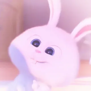 🐰 Snowball The Secret Life of Pets kelinci, binatang, hewan peliharaan, imut, lucu telegram sticker