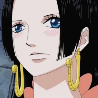 🥰 Boa Hancock One Piece Anime, Mangá, Mulher, Pirata, Personagem telegram sticker