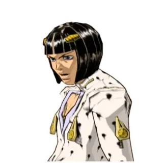 😧 Bruno Bucciarati JoJo's Bizarre Adventure Bruno Bucciarati, Anime, Naklejka, JoJo's Bizarre Adventure, Postać, Manga telegram sticker
