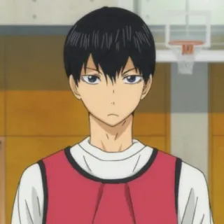 💙 Tobio Kageyama Haikyuu!! アニメ, 漫画, ハイキュー!!, バレーボール, 影山, 影山飛雄 telegram sticker