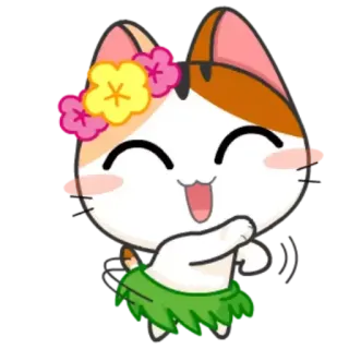 Japanese Kitty telegram stickers