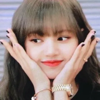 ☺️ Lisa kpop, lisa, blackpink, idol, sängerin, promi, frau telegram sticker