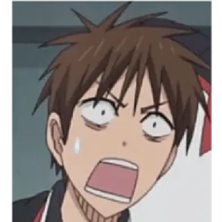 🎭 anime, chocado, surpreso, chateado, assustado telegram sticker