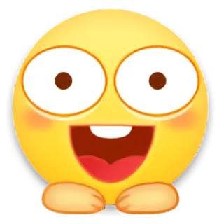 😃 Emoji, Uśmiech, Szczęśliwy, Twarz, Słodki telegram sticker