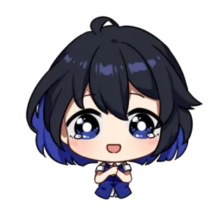 😄 anime, chibi, cute, character telegram sticker