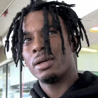 🦋 Playboi Carti rapper, musician, portrait, celebrity, face telegram sticker