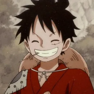😁 Luffy One Piece Anime, Kartun, Karakter, Manga, Luffy, One Piece telegram sticker