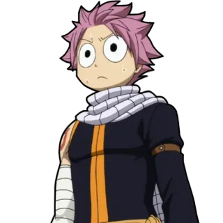 😕 Natsu Dragneel Fairy Tail Anime, Desenho animado, Fairy Tail, Natsu Dragneel telegram sticker