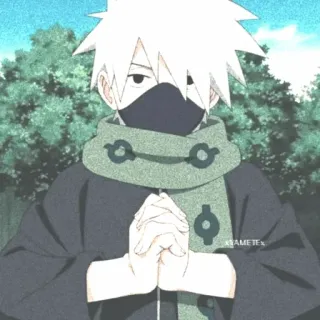 🖤 Kakashi Naruto anime, kakashi, naruto, ninja telegram sticker