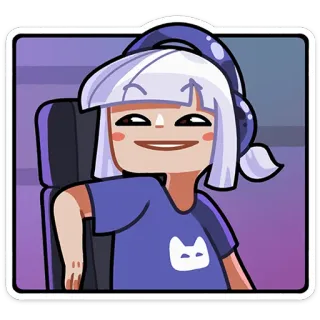 😐 Мультфильм, Цифровое искусство, Персонаж, Аватар whatsapp sticker