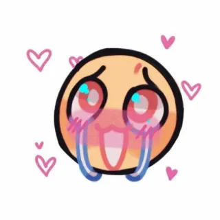 💖 Emoji, Dễ thương, Yêu, Vui vẻ, Khóc, Trái tim telegram sticker