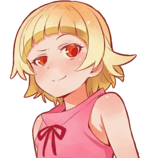 😏 anime, manga, character, smile, girl, cute telegram sticker