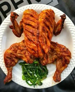 🤩 鶏肉, グリル, 食べ物, レストラン, 料理, 食事 telegram sticker