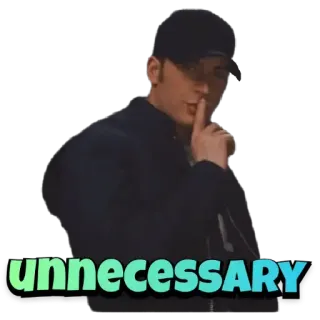 🤫 unnecessary Meme, Drôle, Texte, Inutile, Personnage telegram sticker