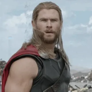 ⚡️ Thor marvel, avengers, superheld, gott, chris hemsworth telegram sticker