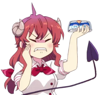 😣 Lilith Machikado Mazoku Anime, Demone, Carino, Lilith, Machikado Mazoku telegram sticker