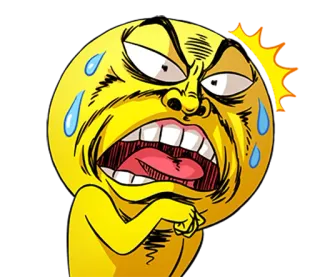 😱 tức giận, khó chịu, hoạt hình, biểu cảm, bực bội, meme telegram sticker