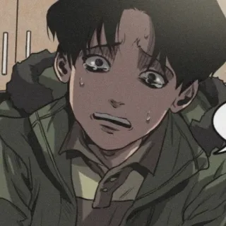 🐾 Anime, Manga, Piangendo, Triste, Personaggio, Arte telegram sticker