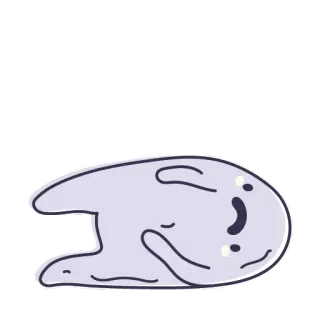 🤪 Блоб, Милый, Простой, Стикер, Смешной, Персонаж telegram sticker