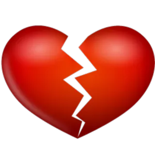 💔 dor de cotovelo, coração partido, triste, relacionamento, amor, perda telegram sticker