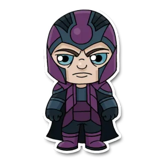 🧲 Magneto magneto, marvel, comics, superhero, mutant telegram sticker