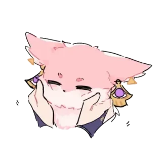 Chibi Yae Miko whatsapp stickers