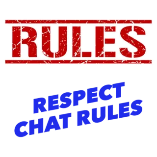 🙏 RULES regole, rosso, timbro telegram sticker