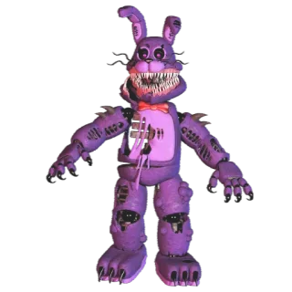 🌟 Bonnie Five Nights at Freddy's horror, video game, animatronic, creepy, monster telegram sticker