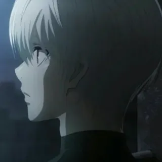 🔥 Ken Kaneki Tokyo Ghoul 애니메이션, 만화, 흰머리, 카네키 telegram sticker