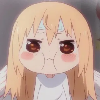 😢 anime, manga, cute, kawaii, funny face, cartoon telegram sticker