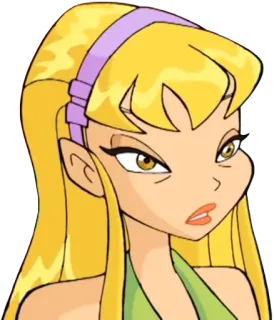 😴 Stella Winx Club desenho animado, fada, magia, loira, personagem telegram sticker