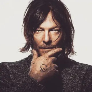 🤔 Norman Reedus Ator, Celebridade, Norman Reedus, The Walking Dead, Daryl Dixon telegram sticker
