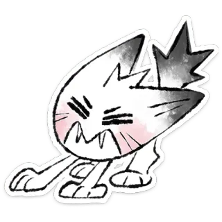 🐱 Katze, Aufkleber, süß, Cartoon, Tier, Haustier whatsapp sticker