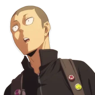 😮 Tanaka Ryunosuke Haikyuu!! Аниме, Haikyuu, Танака, Рюноске, Волейбол telegram sticker