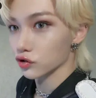 😗 Felix kpop, stray kids, idol, singer, celebrity, person, male telegram sticker