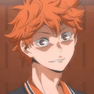 🌌 Hinata Shoyo Haikyuu!! anime, Haikyuu!!, Hinata Shoyo, cartoon telegram sticker
