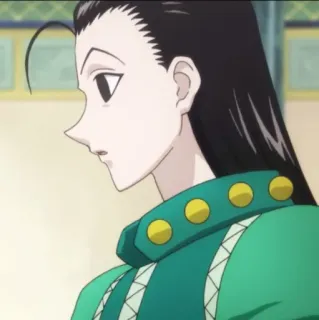 🕷 Illumi Zoldyck Hunter x Hunter Anime, Charakter, Illumi, Zoldyck, Hunter x Hunter, Seitenansicht telegram sticker