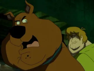 👺 Scooby Doo scooby doo, cartoon, shaggy, dog telegram sticker