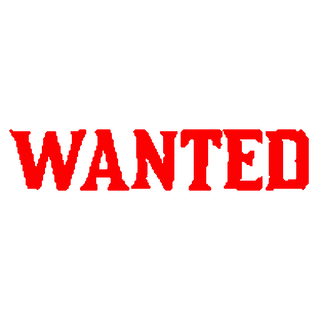📄 WANTED recherché, rouge, crime, affiche telegram sticker