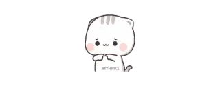 🧸 MTHHKS1 고양이, 귀여운, 카와이, 동물, 스티커 telegram sticker